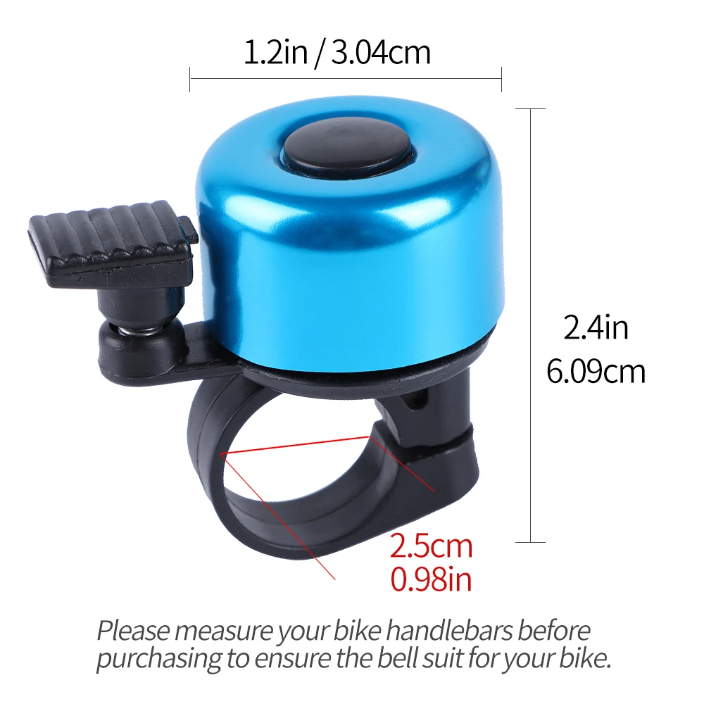 High Quality Bike Safty Alarm Metal Durable Crisp Loud Bicycle Bell Handlebar Ring Cycling Accessories Mountain Bike Bell