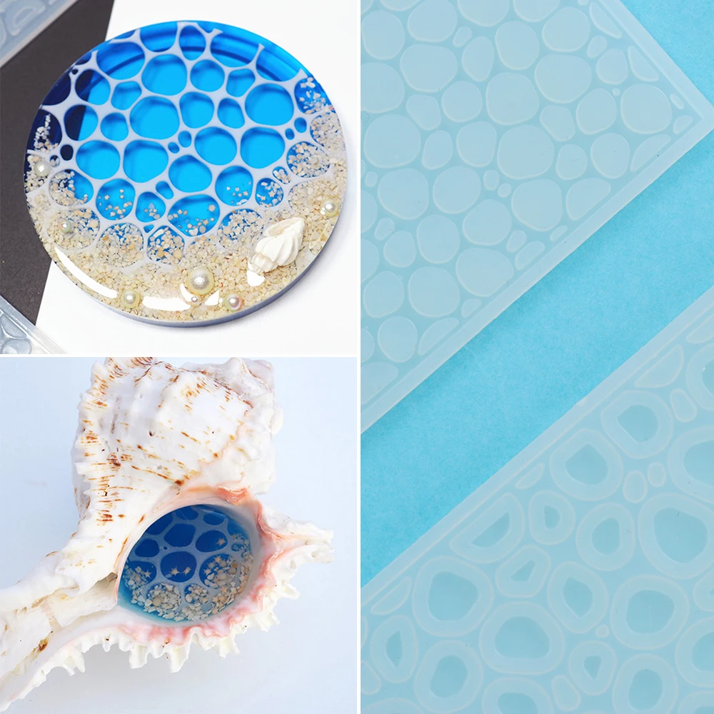 1pc Ocean Crystal UV Epoxy Resin Mold DIY Crafts Water Ripple Silicone Mould Jewelry Making Tools For Party Home Decoration
1pc Ocean Crystal UV Epoxy Resin Mold DIY Crafts Water Ripple Silicone Mould Jewelry Making Tools For Party Home Decoration