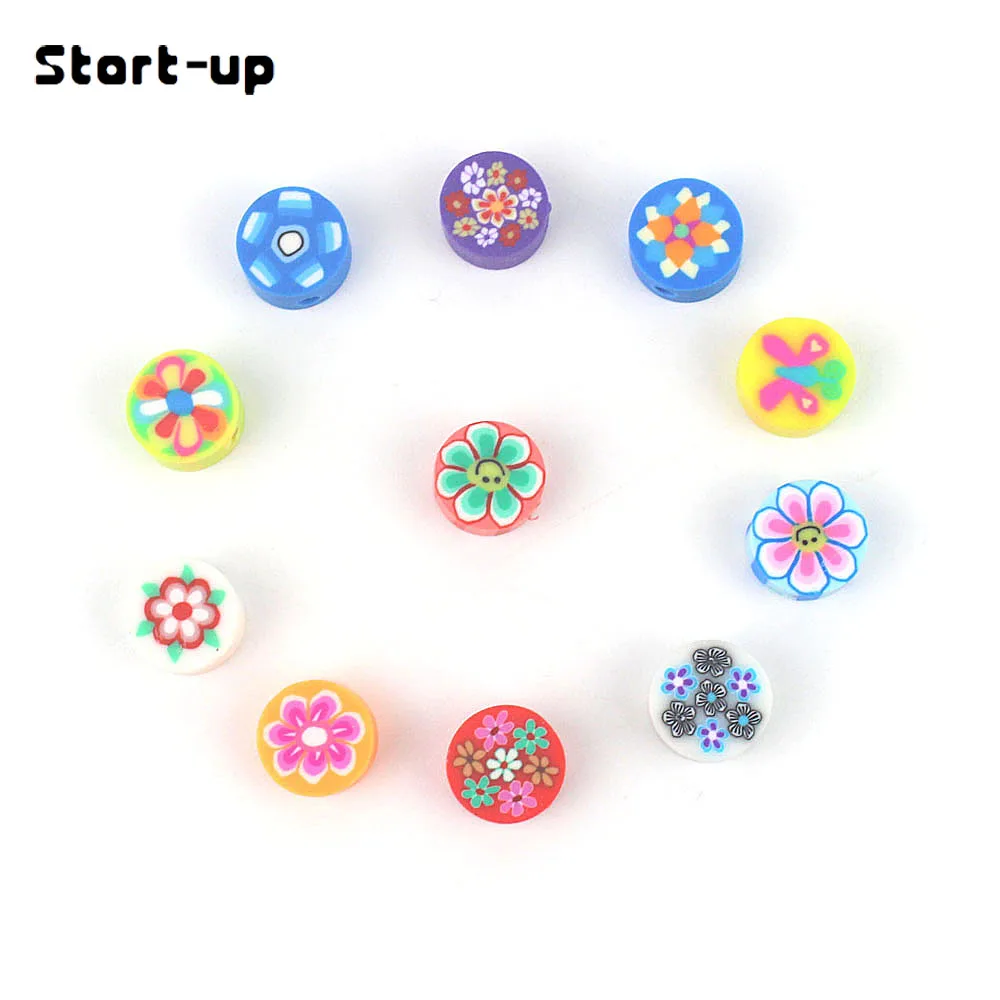 100pcs/lot Boho Polymer Soft Clay Flower Beads Jewelry Making Mix Design Bracelet Accessory Slices Bracelets Necklace Connection
100pcs/lot Boho Polymer Soft Clay Flower Beads Jewelry Making Mix Design Bracelet Accessory Slices Bracelets Necklace Connection