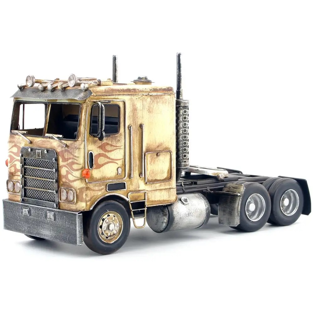 

Truck Antique Classical Model Retro Wrought Handmade Metal Crafts for Home Decoration or Birthday Gift Piggy Bank