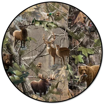 Tree Animal Elk Polar Bear Pattern Rugs and Carpets for Home Living Room Round Rug for Children Rooms Non-slip
Tree Animal Elk Polar Bear Pattern Rugs and Carpets for Home Living Room Round Rug for Children Rooms Non-slip