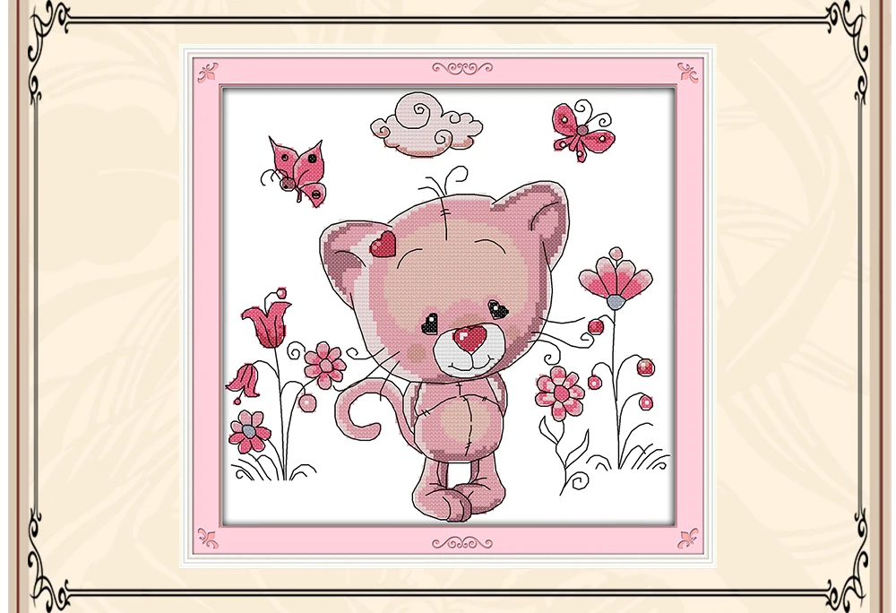 C693-12693-粉色小猫5