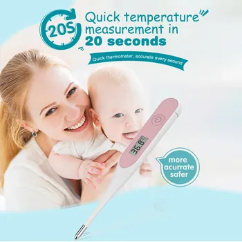 TIOODRE Digital LCD Baby Thermometer Medical Electronic Thermometer Temperature Gauge Oral Mouth Underarm For Kids Adult 
TIOODRE Digital LCD Baby Thermometer Medical Electronic Thermometer Temperature Gauge Oral Mouth Underarm For Kids Adult