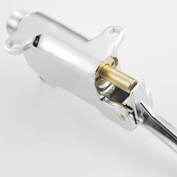 Single Floor Foot Pedal Control Switch Valve Faucet Automatic Cold Water Tap
