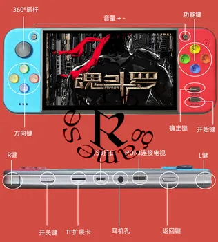powkiddy X7 5.0inch RETRO Handheld Game Console Video Gaming Players MP4 MP5 Playback Built-in 200 games TF extension HDMI TVout
powkiddy X7 5.0inch RETRO Handheld Game Console Video Gaming Players MP4 MP5 Playback Built-in 200 games TF extension HDMI TVout