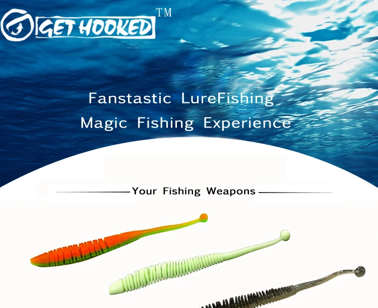 Trout Baits Soft Shad Floating Fishing Lures Worms 75mm 1g Silicon Bait Rubber Rockfish Fishing Lures Wacky Shaky Texas Trout (1)