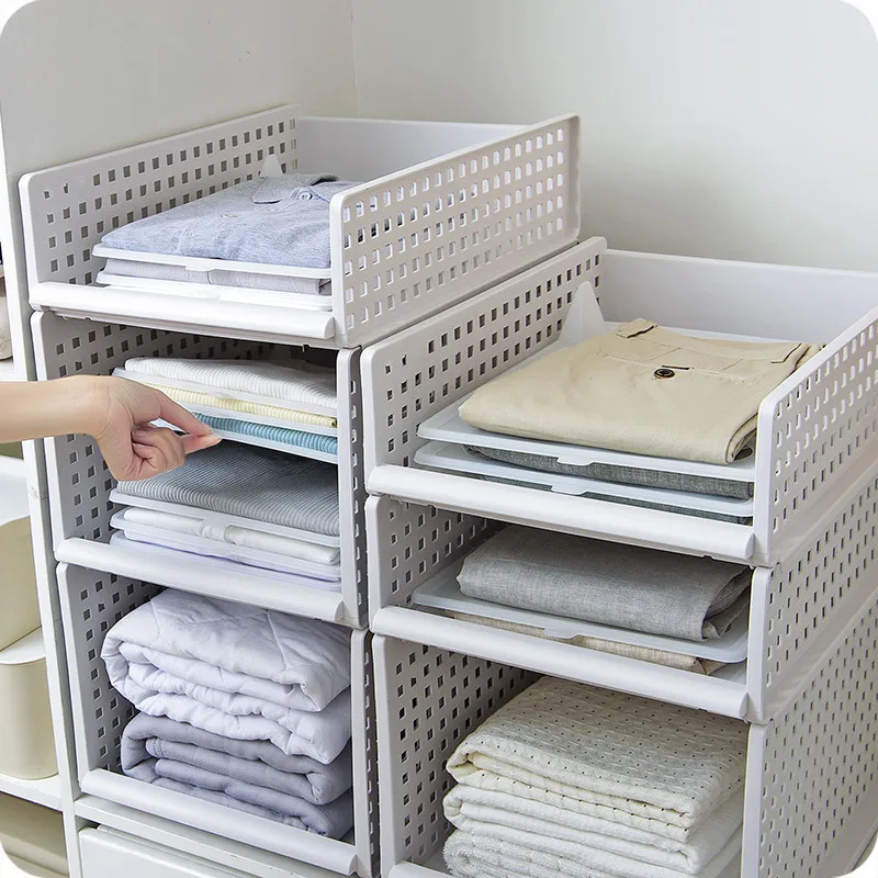 Storage Rack for Finishing Clothes Plastic Layered Separator Drawer for Clothes Folding Wardrobe Home Organization and Storage
Storage Rack for Finishing Clothes Plastic Layered Separator Drawer for Clothes Folding Wardrobe Home Organization and Storage