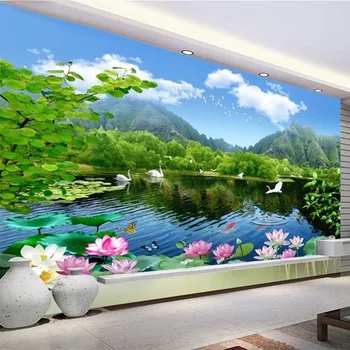 Custom Any Size Mural Wallpaper 3D Nature Scenery Lake Swan Mountain Landscape Painting Fresco Living Room TV Sofa 3D Home Decor
Custom Any Size Mural Wallpaper 3D Nature Scenery Lake Swan Mountain Landscape Painting Fresco Living Room TV Sofa 3D Home Decor