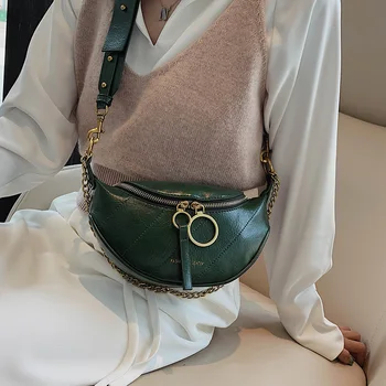 Fashion Chain Fanny Pack Banana Waist Bag New Brand Belt Bags Women Waist Pack PU Leather Chest pack Belly Bag New Purse ZY655
Fashion Chain Fanny Pack Banana Waist Bag New Brand Belt Bags Women Waist Pack PU Leather Chest pack Belly Bag New Purse ZY655