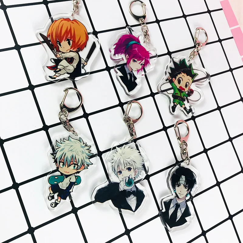 1pcs HUNTER x HUNTER Anime Killua Zoldyck Kurapika Key Chains Two-sided Keychain Cosplay Action Figure Acrylic Pendant Keyring a
1pcs HUNTER x HUNTER Anime Killua Zoldyck Kurapika Key Chains Two-sided Keychain Cosplay Action Figure Acrylic Pendant Keyring a