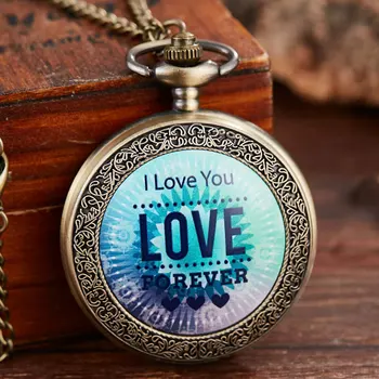 Retro Green Fashion "I love you"Smooth Steampunk Quartz Pocket Watch Stainless Steel Pendant Chain Gift Box for Men Women friend
Retro Green Fashion "I love you"Smooth Steampunk Quartz Pocket Watch Stainless Steel Pendant Chain Gift Box for Men Women friend