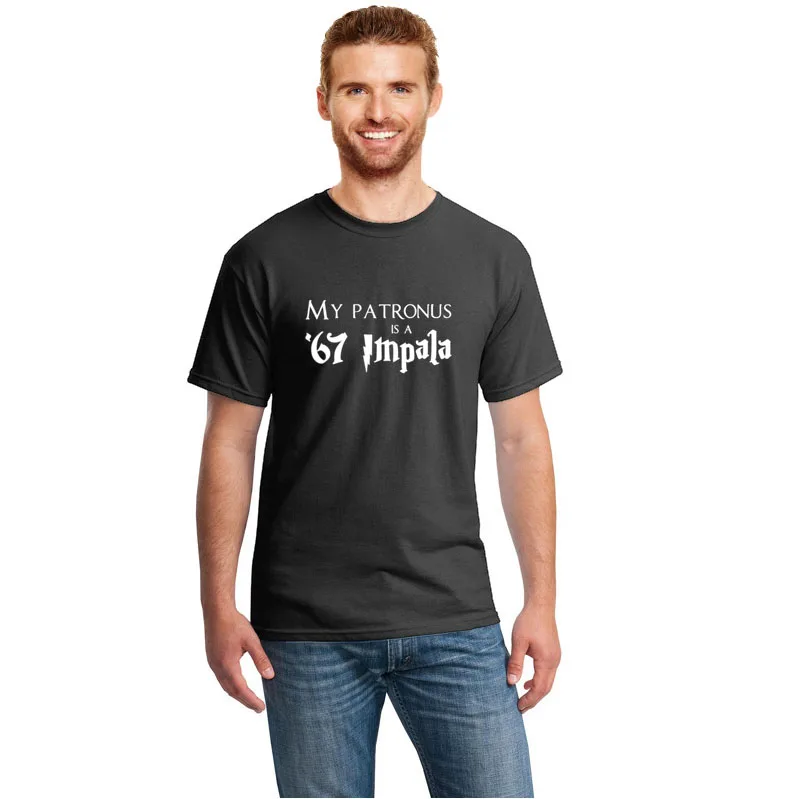 Print Impala Patronus Tshirt Fitted Men's T Shirt Plus Size S-3xl Harajuku Tshirts For Men Natural 
Print Impala Patronus Tshirt Fitted Men's T Shirt Plus Size S-3xl Harajuku Tshirts For Men Natural