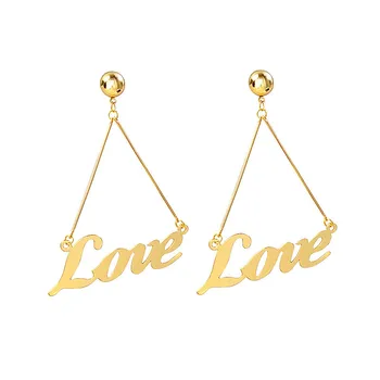 Fashionable Street Style Exaggerated Net Red Tide People Personality Metal Design Long Ladies Earrings Custom Name Holiday Gift
Fashionable Street Style Exaggerated Net Red Tide People Personality Metal Design Long Ladies Earrings Custom Name Holiday Gift