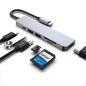 4 in 1 USB Type C Hub Hdmi PD Power Delivery Port 2 USB 3.0 Ports USB C Hub Adapter for Mac book Pro Thunderbolt 2 USB Charger
4 in 1 USB Type C Hub Hdmi PD Power Delivery Port 2 USB 3.0 Ports USB C Hub Adapter for Mac book Pro Thunderbolt 2 USB Charger