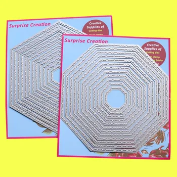 2-Set Large Cutting dies Torn edge Hexagon & Octagon Cardmaking & Scrapbooking DIY Paper Craft dies
2-Set Large Cutting dies Torn edge Hexagon & Octagon Cardmaking & Scrapbooking DIY Paper Craft dies