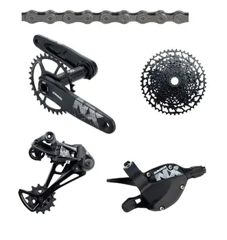 SRAM NX EAGLE 1x12s 11-50T speed Groupset Kit DUB 34T 32T 170 175 Trigger Shifter Rear Derailleur Cassette Chain Crankset
SRAM NX EAGLE 1x12s 11-50T speed Groupset Kit DUB 34T 32T 170 175 Trigger Shifter Rear Derailleur Cassette Chain Crankset