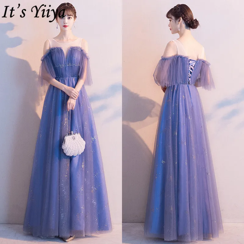 It's Yiiya Evening Dress O-Neck Plus Size Ruffles Floor-Length Robe De Soiree LF180 Pleat A-Line Half Sleeve Women Party Dresses
It's Yiiya Evening Dress O-Neck Plus Size Ruffles Floor-Length Robe De Soiree LF180 Pleat A-Line Half Sleeve Women Party Dresses