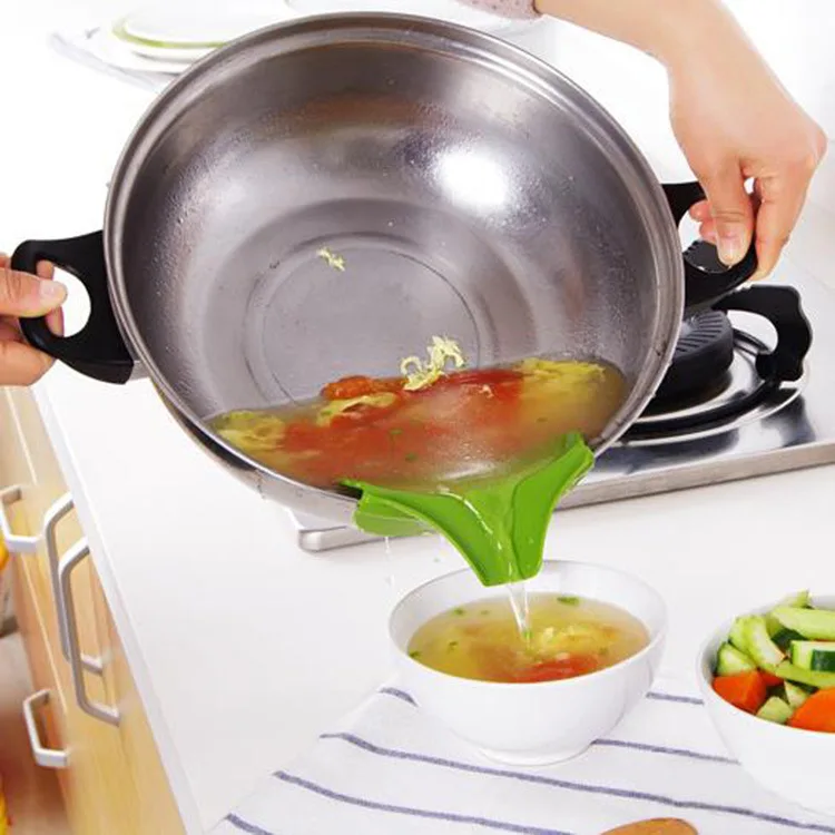 Creative Kitchen Accessories Silicone Funnel Cooking Tools Kitchen Gadgets Pot Pan Cusine Kitchen Utensils To Spills Deflector
Creative Kitchen Accessories Silicone Funnel Cooking Tools Kitchen Gadgets Pot Pan Cusine Kitchen Utensils To Spills Deflector
