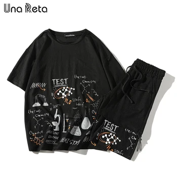 Una Reta Summer Men sports suit 2020 New Fashion casual short sleeve T-shirt shorts Loose Hip Hop print two-piece set Suit Man
Una Reta Summer Men sports suit 2020 New Fashion casual short sleeve T-shirt shorts Loose Hip Hop print two-piece set Suit Man