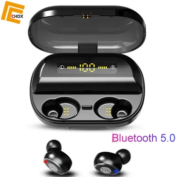 TWS Bluetooth 5.0 Earphones 4000mAh Charging Box Wireless Headphone Touch Control Waterproof Earbuds Headsets With Microphone
TWS Bluetooth 5.0 Earphones 4000mAh Charging Box Wireless Headphone Touch Control Waterproof Earbuds Headsets With Microphone
