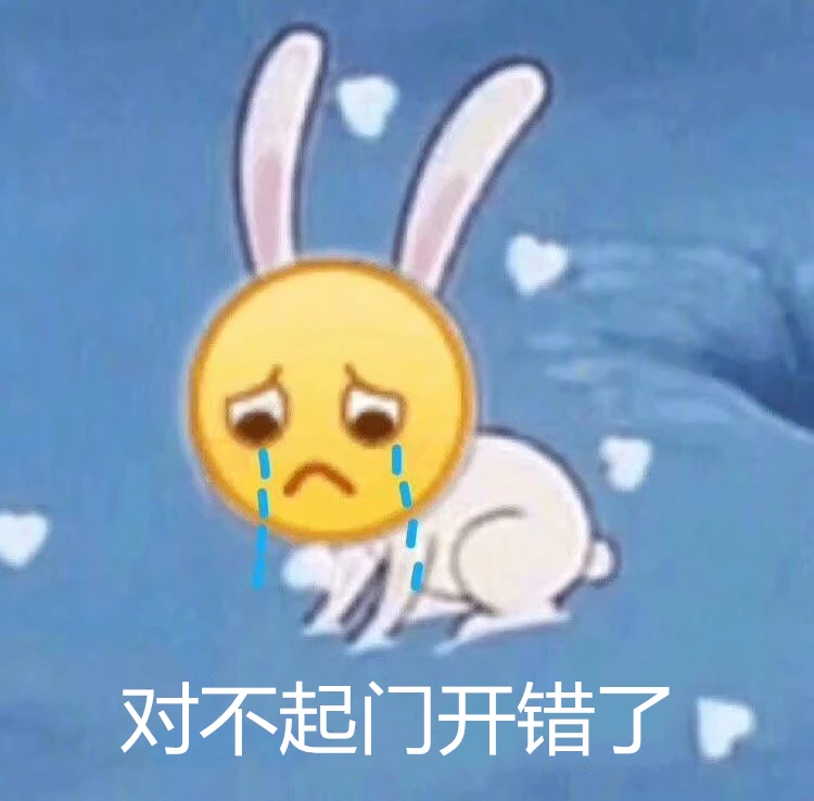 对不起门开错了