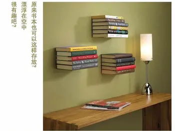 2pcs Modern Iron book shelf wall invisible bookshelf for home decoration Floating Bookshelf(White)
2pcs Modern Iron book shelf wall invisible bookshelf for home decoration Floating Bookshelf(White)