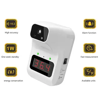 Infrared Temperature Measurement Wall Mount Smart Sensor Automatic Body Temperature Detector Body Thermometer
Infrared Temperature Measurement Wall Mount Smart Sensor Automatic Body Temperature Detector Body Thermometer