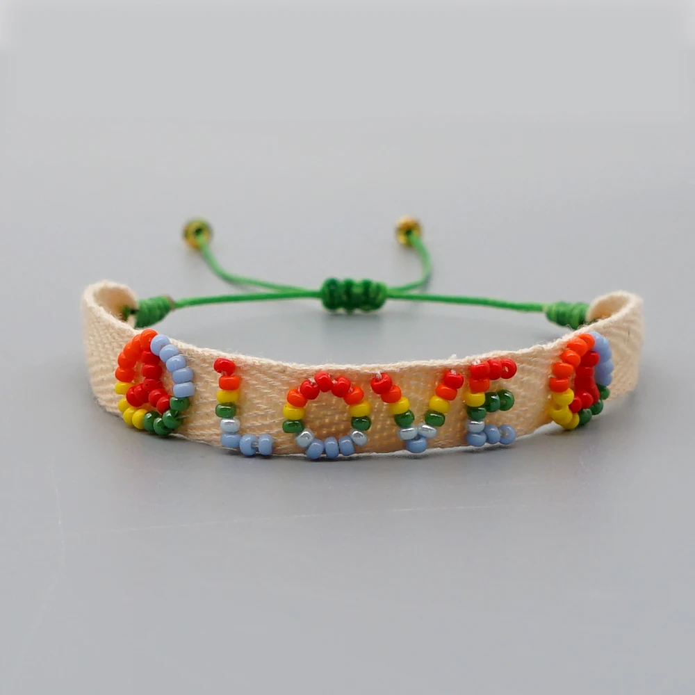 Go2Boho Boho Bracelet for Women Jewelry Miyuki Bracelets Girl Jewellery Handmade Rainbow Letter Jewellery 2021 Wholesale Pulsera
Go2Boho Boho Bracelet for Women Jewelry Miyuki Bracelets Girl Jewellery Handmade Rainbow Letter Jewellery 2021 Wholesale Pulsera