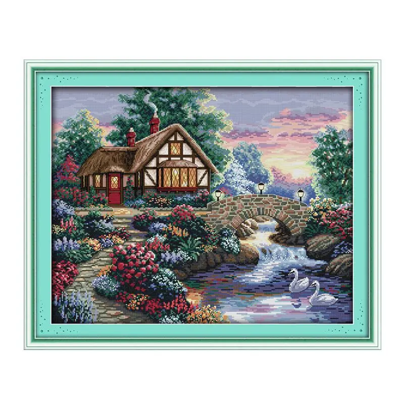 Beautiful House DIY Handmade Needlework Counted 14CT Printed Cross Stitch Embroidery Kit Set Home Decoration
Beautiful House DIY Handmade Needlework Counted 14CT Printed Cross Stitch Embroidery Kit Set Home Decoration