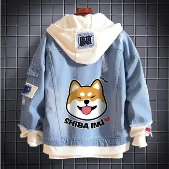 Shiba Inu Kawaii lovely Velvet Long-sleeved Hooded Plush Coat spring autumn Doge Cartoon Anime Style Warm denim Sweatshirt #x235
Shiba Inu Kawaii lovely Velvet Long-sleeved Hooded Plush Coat spring autumn Doge Cartoon Anime Style Warm denim Sweatshirt #x235