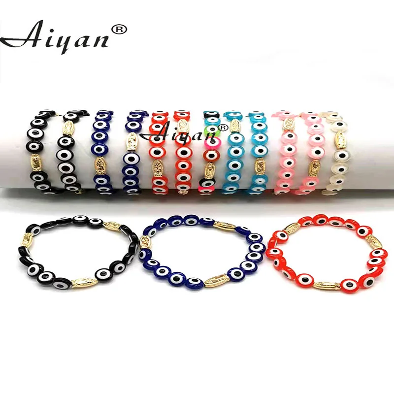 12Pieces 9MM Round Flat Resin Eyes And Elastic Bracelet Of The Virgin Mary And St Jude With Exorcism Protection Many Color
12Pieces 9MM Round Flat Resin Eyes And Elastic Bracelet Of The Virgin Mary And St Jude With Exorcism Protection Many Color