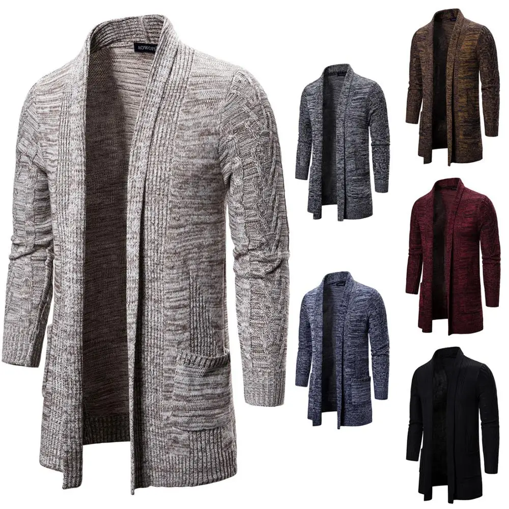 Chtengiber Korean Style Long Men's Cardigan Sweater Thick Stand Collar Outwear Knit Jumpers Coats Sweaters Male Casaco Masculino
Chtengiber Korean Style Long Men's Cardigan Sweater Thick Stand Collar Outwear Knit Jumpers Coats Sweaters Male Casaco Masculino