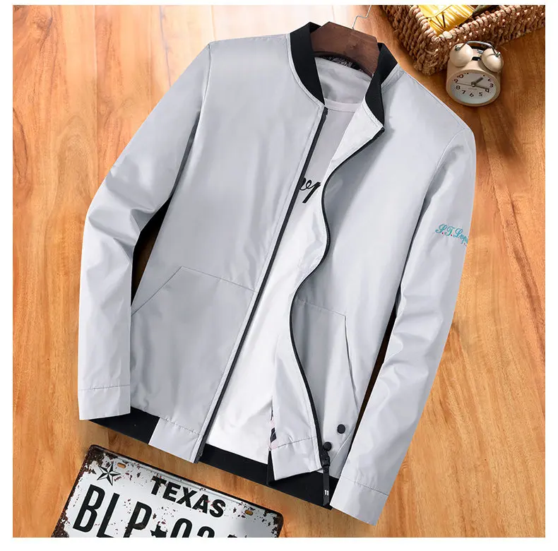 5XL Mens Jacket Autumn Bomber Jacket Coat Male Korean Japan Style Jacket Stand Baseball Collar Fashion Brand Hip Hop Streetwear 18