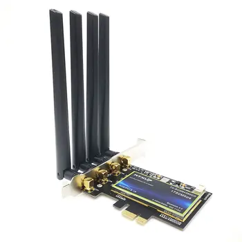 T919 1750Mbps PCIe Desktop Wifi Card BCM94360CD For macOS Hackintosh 802.11ac Wireless 4.0 Dual Band Wireless Adapter
T919 1750Mbps PCIe Desktop Wifi Card BCM94360CD For macOS Hackintosh 802.11ac Wireless 4.0 Dual Band Wireless Adapter