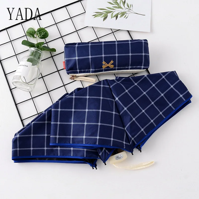 YADA ins Business Grid Mini Umbrella Parasol Rain Women uv Folding Umbrellas For Womens Windproof Paraguas Big Umbrella YS200025
YADA ins Business Grid Mini Umbrella Parasol Rain Women uv Folding Umbrellas For Womens Windproof Paraguas Big Umbrella YS200025