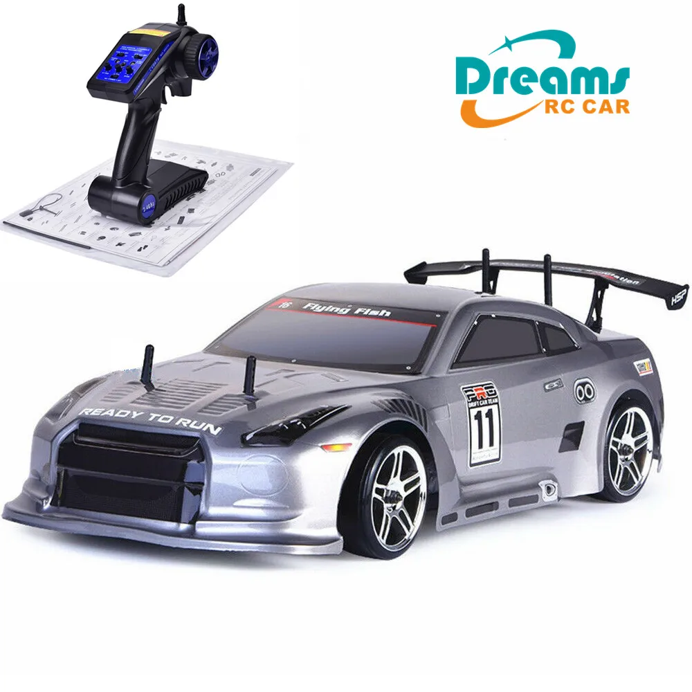 HSP Racing Rc Drift Car 4wd 1:10 Electric Power On Road Rc Car 94123 FlyingFish 4x4 vehicle High Speed Hobby Remote Control Car
HSP Racing Rc Drift Car 4wd 1:10 Electric Power On Road Rc Car 94123 FlyingFish 4x4 vehicle High Speed Hobby Remote Control Car