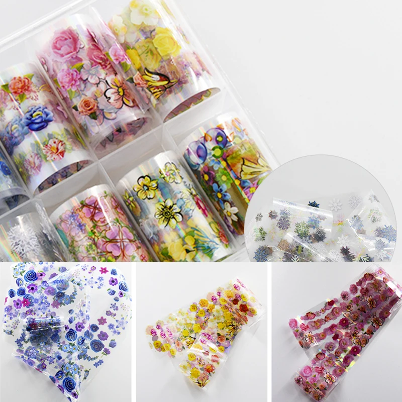 8Roll/set Nail Starry Foil Sticker 4x100cm Sticker Foil Paper Mix-Color Flower Pattern Transfer Sticker&Decal Nail Art Wrap-Foil
8Roll/set Nail Starry Foil Sticker 4x100cm Sticker Foil Paper Mix-Color Flower Pattern Transfer Sticker&Decal Nail Art Wrap-Foil