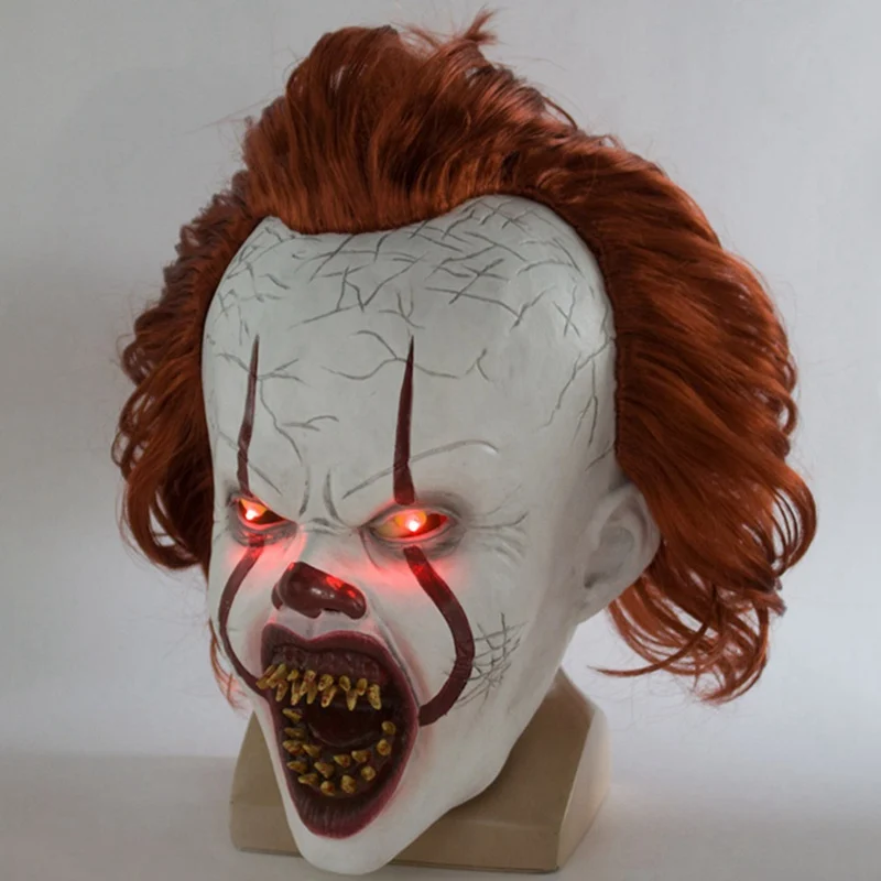 Joker Pennywise Mask Horror Cosplay Latex Masks Helmet Clown Halloween Party Costume Prop
Joker Pennywise Mask Horror Cosplay Latex Masks Helmet Clown Halloween Party Costume Prop