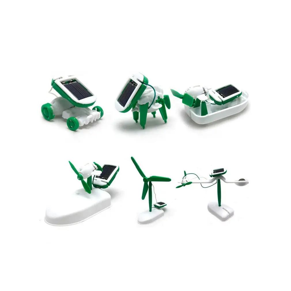 6 IN 1 Solar Robot Model Kit Science Toys for Children DIY Assemble Airplane Boat Car Train Model Educational Christmas Gifts
6 IN 1 Solar Robot Model Kit Science Toys for Children DIY Assemble Airplane Boat Car Train Model Educational Christmas Gifts