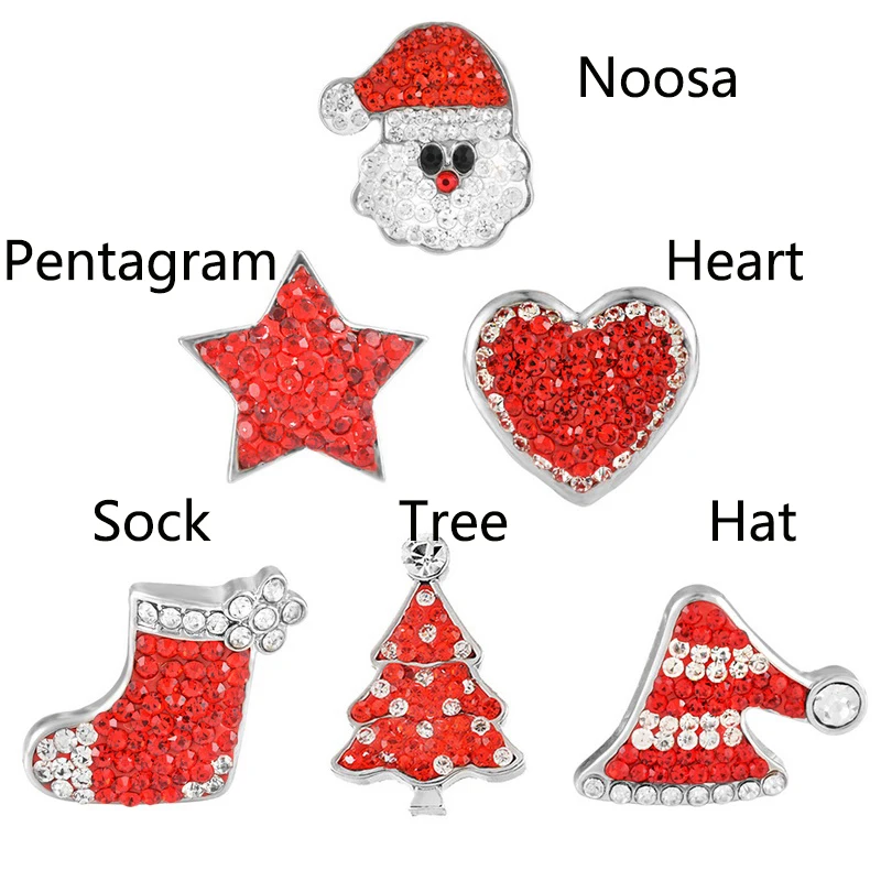 6pcs Diamond Christmas Snap Button Jewelry Tree Sock Hat Old Five-pointed Star Heart Buttons Combination Clothes Decoration
6pcs Diamond Christmas Snap Button Jewelry Tree Sock Hat Old Five-pointed Star Heart Buttons Combination Clothes Decoration