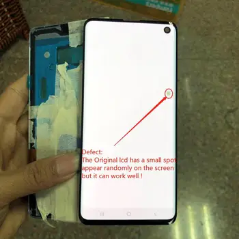 For SAMSUNG Galaxy S10 G973F G973FD with Small Spot+Frame Original Amoled LCD Display and Touch Screen Digitizer Assembly Parts
For SAMSUNG Galaxy S10 G973F G973FD with Small Spot+Frame Original Amoled LCD Display and Touch Screen Digitizer Assembly Parts
