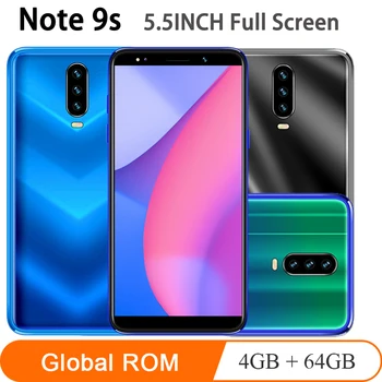 Note 9s 4G RAM 64G ROM 5.5" 18:9 HD screen MTK6580 quad core celulares 13MP camera Face ID Mobile phones android Smartphones
Note 9s 4G RAM 64G ROM 5.5" 18:9 HD screen MTK6580 quad core celulares 13MP camera Face ID Mobile phones android Smartphones