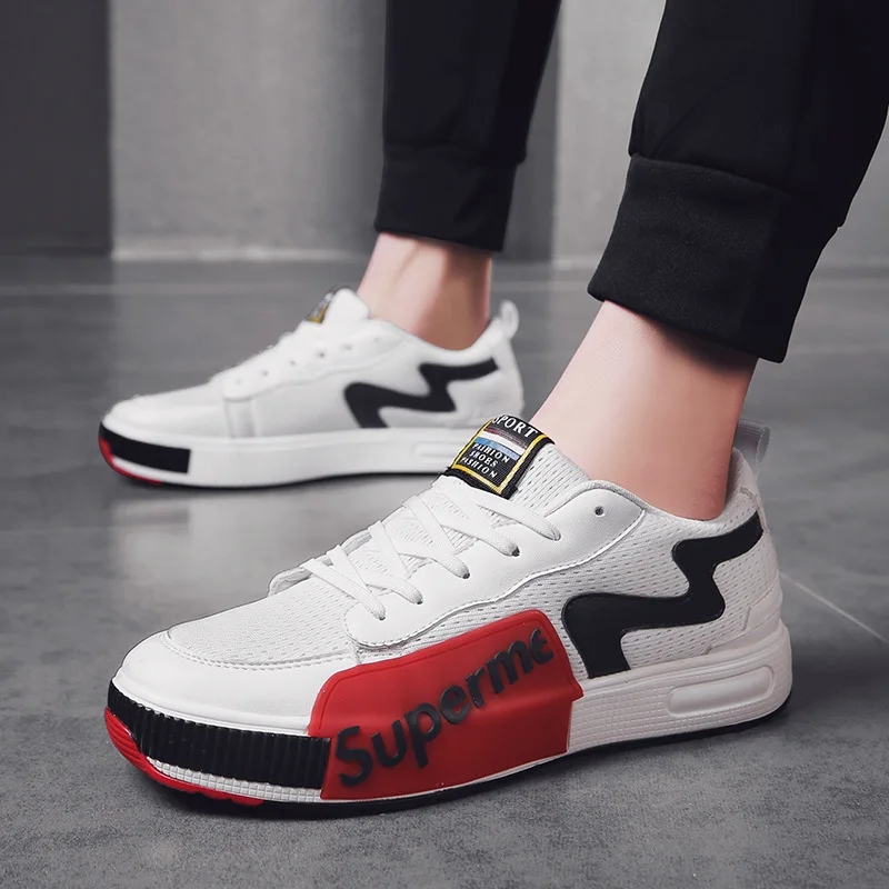 Shoes Men's Tide Shoes Fall 2019 New Breathable Board Shoes Men Korean Version of Joker Net Red and White Casual Men's Shoes
Shoes Men's Tide Shoes Fall 2019 New Breathable Board Shoes Men Korean Version of Joker Net Red and White Casual Men's Shoes