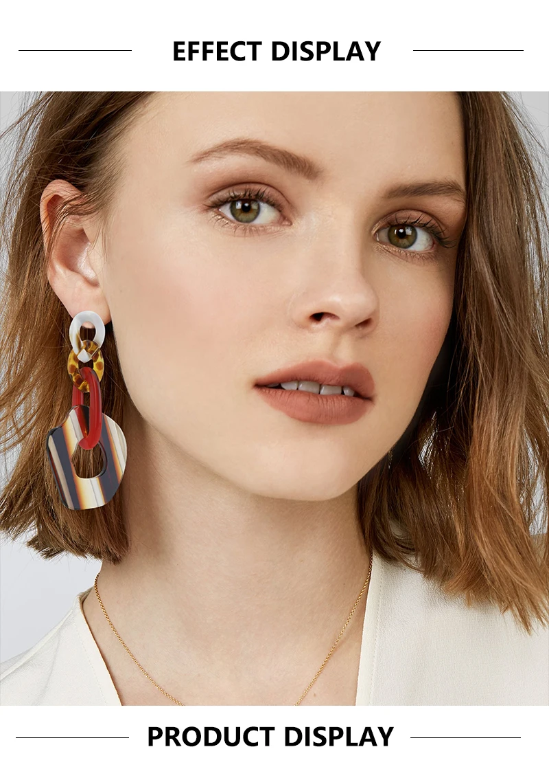 New Fashion Multicolor Acrylic Leopard Dangle Earring Muli-Layer Long Chain Link Statement Big Drop Earrings For Women Jewelry
New Fashion Multicolor Acrylic Leopard Dangle Earring Muli-Layer Long Chain Link Statement Big Drop Earrings For Women Jewelry