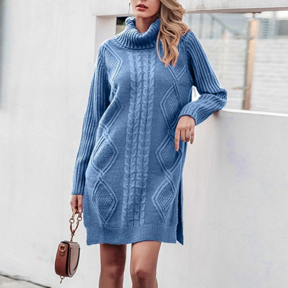 Long Women Pullovers Sweater Turtleneck Sexy Split Sweater Autumn Casual Thick Pull Femme Warm Solid Knitted Jumpers Sweater
Long Women Pullovers Sweater Turtleneck Sexy Split Sweater Autumn Casual Thick Pull Femme Warm Solid Knitted Jumpers Sweater