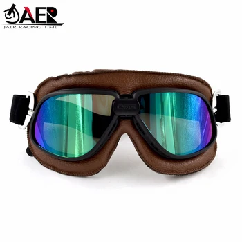 JAER Motorcycle Glasses Vintage Helmet Jet Googles Glasses Vintage Dirt Bike Cafe Racer Skiing Leather Moto Steampunk Goggles
JAER Motorcycle Glasses Vintage Helmet Jet Googles Glasses Vintage Dirt Bike Cafe Racer Skiing Leather Moto Steampunk Goggles