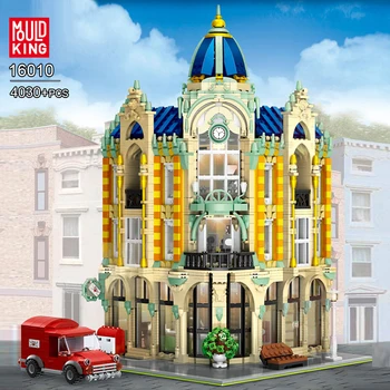 MouldKing 16010 4030Pcs Street View Cafe Conrner with Led Light Model Building Blocks Bricks Kids Christmas Toys 15001 15002
MouldKing 16010 4030Pcs Street View Cafe Conrner with Led Light Model Building Blocks Bricks Kids Christmas Toys 15001 15002