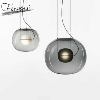Nordic LED Pendant Lights Lighting Color Glass Pendant Lamp Dining Living Room Bedroom Cafe Home Decor Hanging Light Fixture 
Nordic LED Pendant Lights Lighting Color Glass Pendant Lamp Dining Living Room Bedroom Cafe Home Decor Hanging Light Fixture
