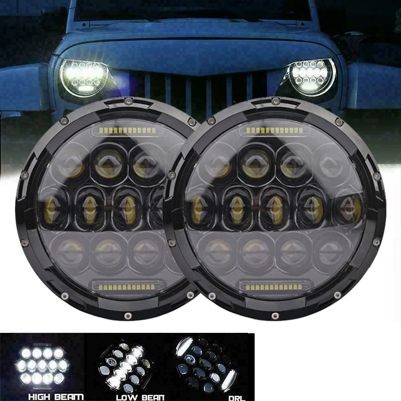 For Lada Niva 7 Inch Round LED Headlights Projection Headlight For Jeep Wrangler JK TL LJ Lada niva 4x4 suzuki samurai Hummer
For Lada Niva 7 Inch Round LED Headlights Projection Headlight For Jeep Wrangler JK TL LJ Lada niva 4x4 suzuki samurai Hummer