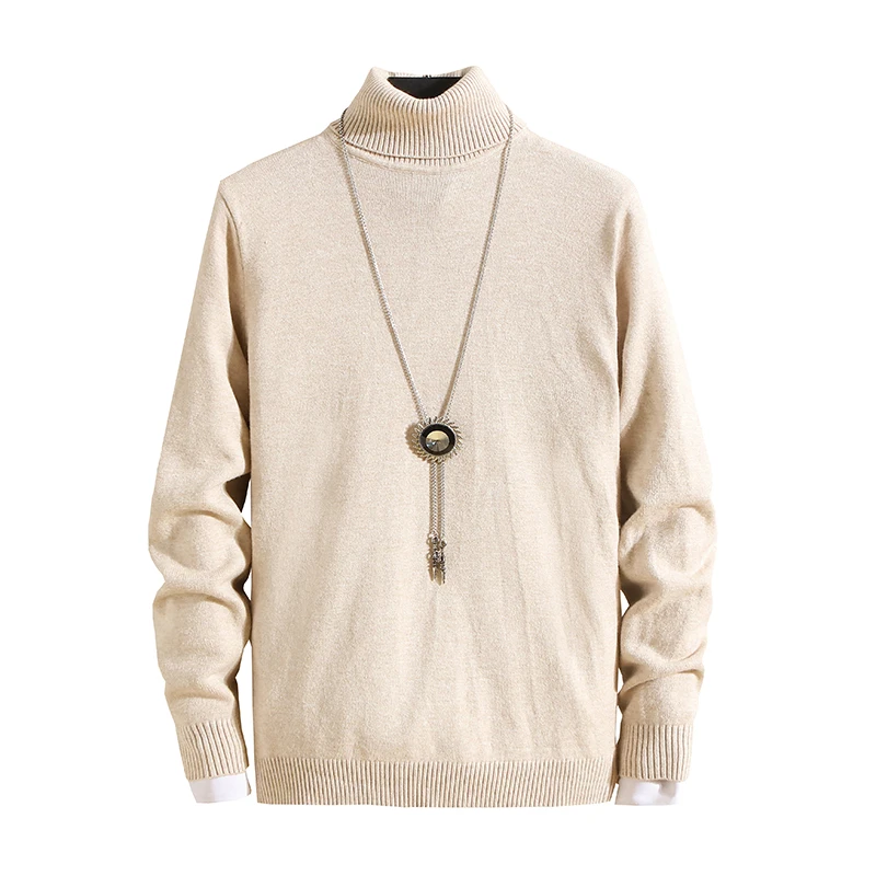 2020 Men Turtleneck Sweater Autumn Winter Solid Color Casual Sweater Men's Slim Fit Knitted Pullovers Bottoming Jumper
2020 Men Turtleneck Sweater Autumn Winter Solid Color Casual Sweater Men's Slim Fit Knitted Pullovers Bottoming Jumper